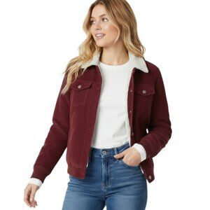 Roxy Corduroy Shearling Jacket Redwood XS-M Vintage